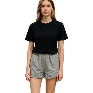 Lululemon Women's Gray Shorts with Liner – Used, Small – Inner Drawstring – Tear